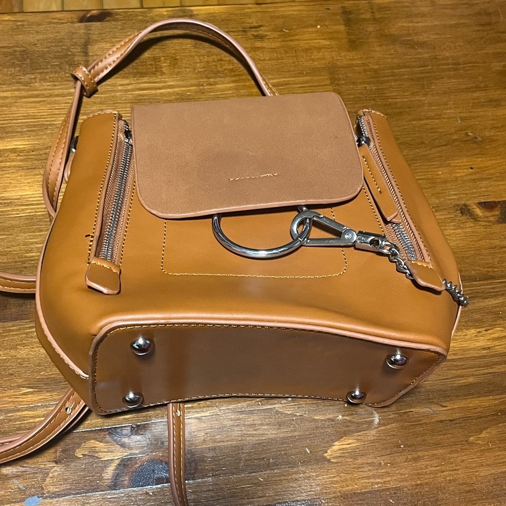 Brown Leather Women's Backpack